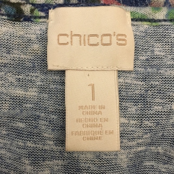 Chico’s short sleeve lace detailing top - Picture 7 of 8